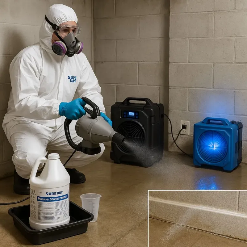 Sanitization and Odor Removal process in Grandyle Village, NY